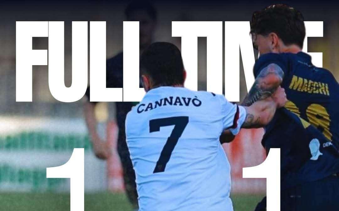 Cavese 1-1 Cosenza: Baez illude, Gudjhonsen risponde