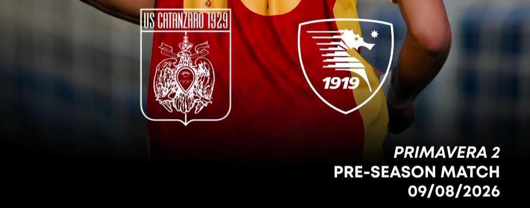 Catanzaro Primavera, finisce 3 a 0 per la Salernitana in amichevole