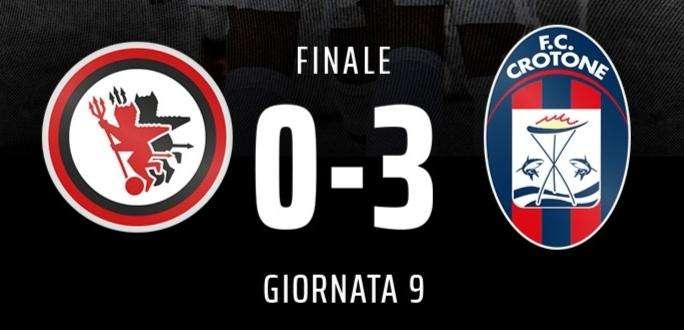 Crotone, colpo esterno a Foggia: 3-0 firmato Zunno, Berra e Murano