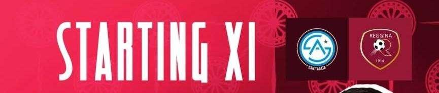 Reggina, la formazione ufficiale per il match contro il Città di Sant'Agata 