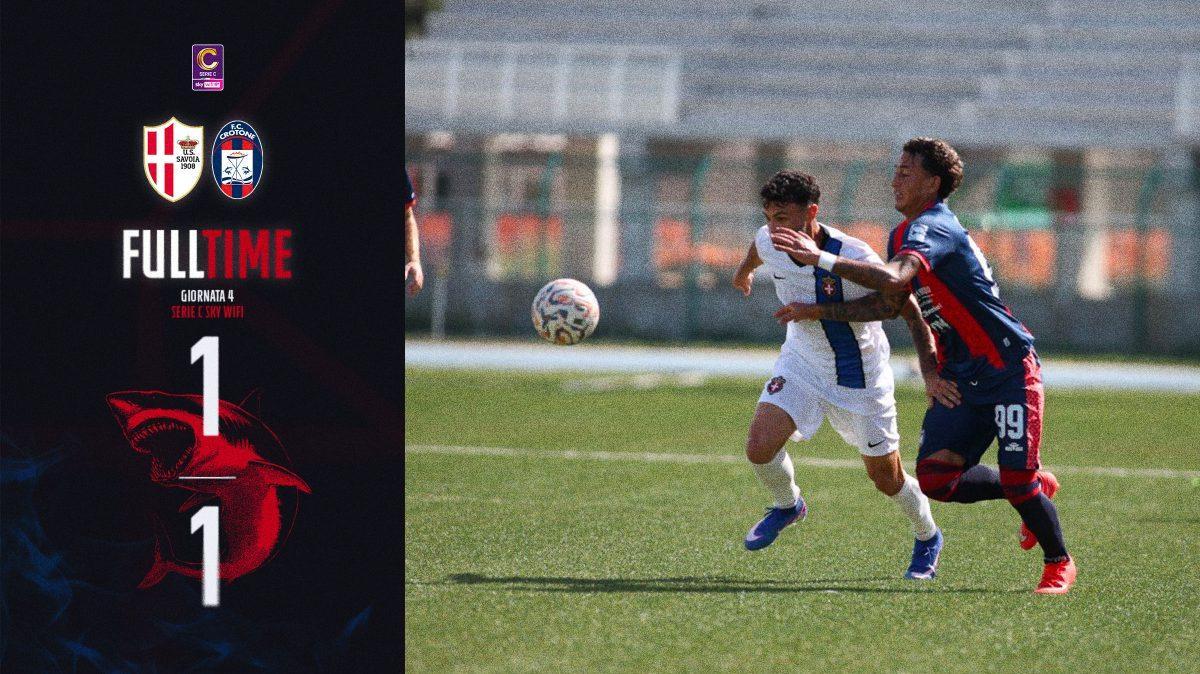 Savoia-Crotone 1-1, Zunno firma il pareggio: i rossoblù sfiorano anche la rimonta nel finale