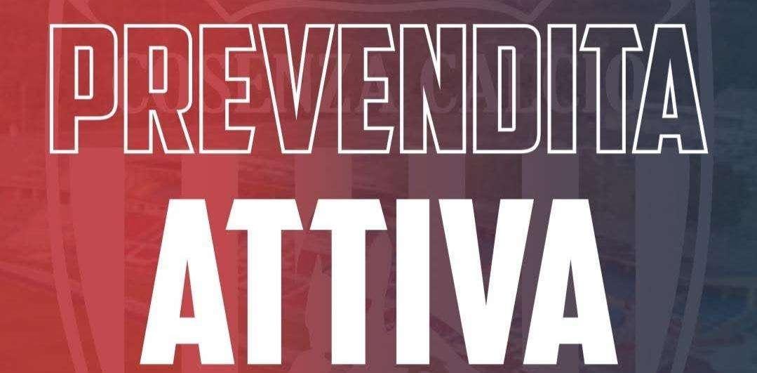 Cosenza - Salernitana: prevendita attiva