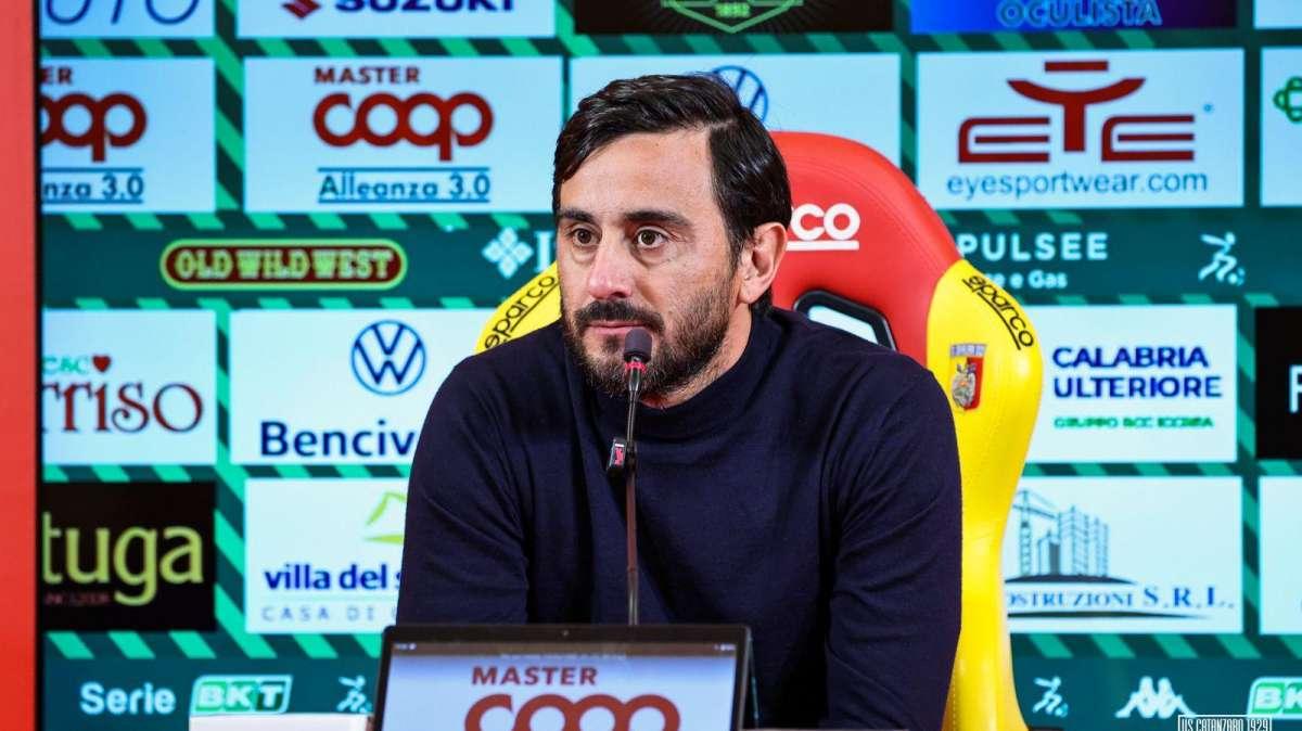 Catanzaro, il tecnico Aquilani: "Consapevoli di potercela giocare con chiunque"