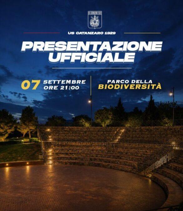 Catanzaro, il 7 settembre la presentazione ufficiale della squadra