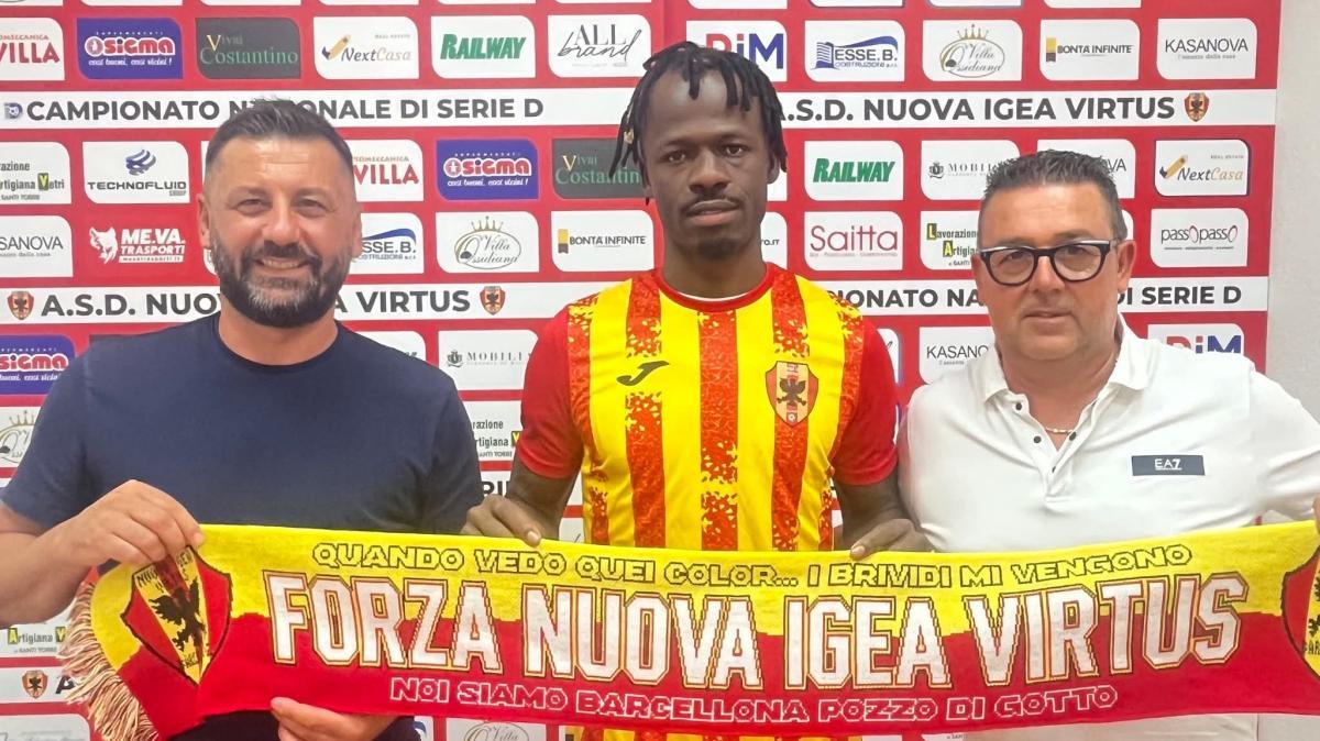 Nuova Igea Virtus, Samake resta in giallorosso: il bomber confermato