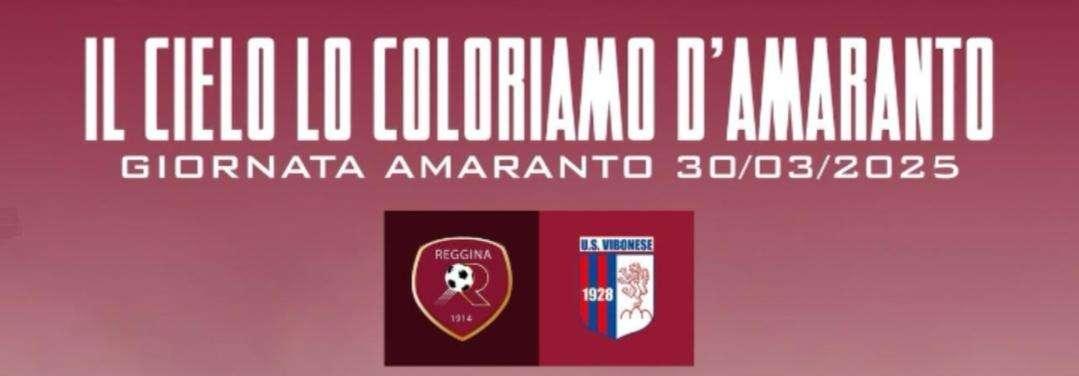 Reggina - Vibonese: rinviata la Giornata Amaranto