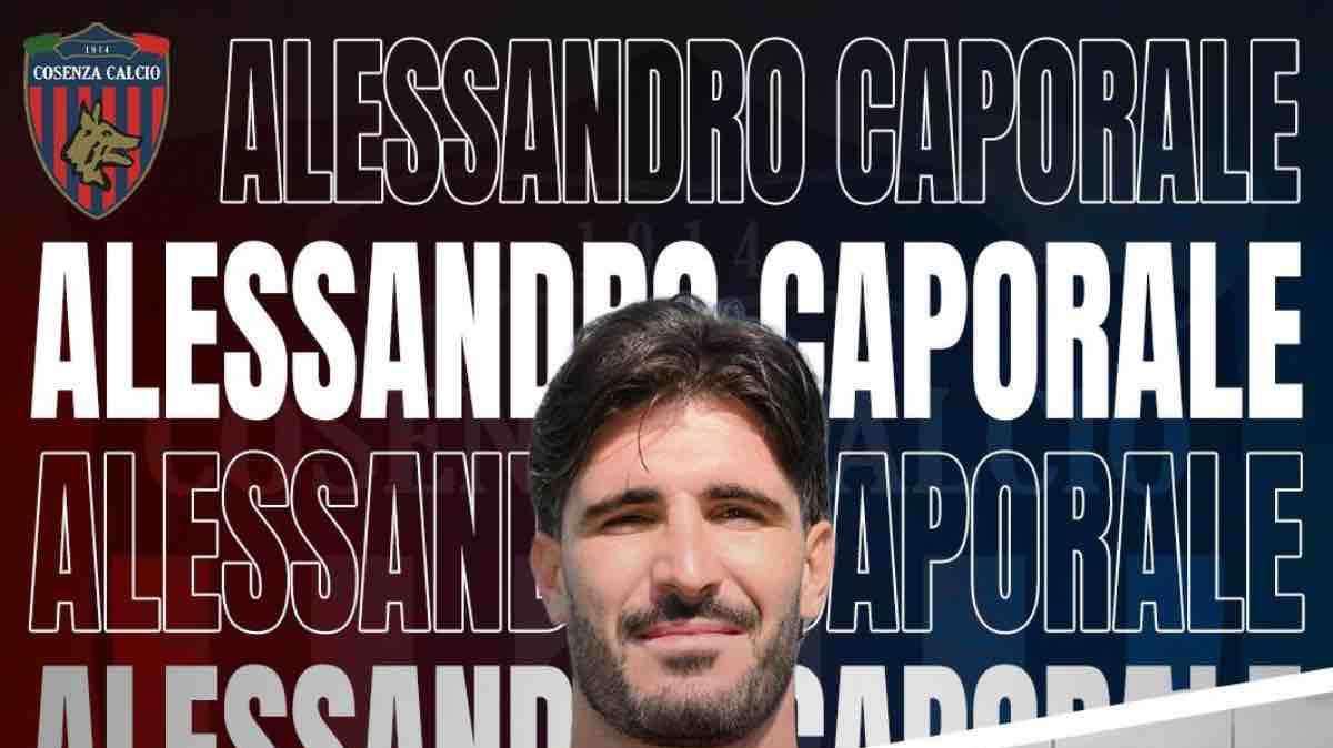 UFFICIALE - Cosenza, Caporale rinnova fino al 2027