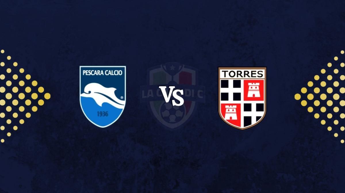 Pescara-Torres: diretta testuale live, formazioni e tabellino