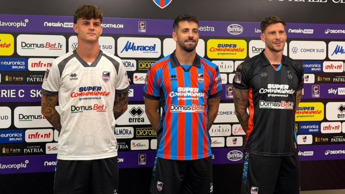 Cabianca, Caligara e Perrotta si presentano al Catania: "Vogliamo vincere il girone"