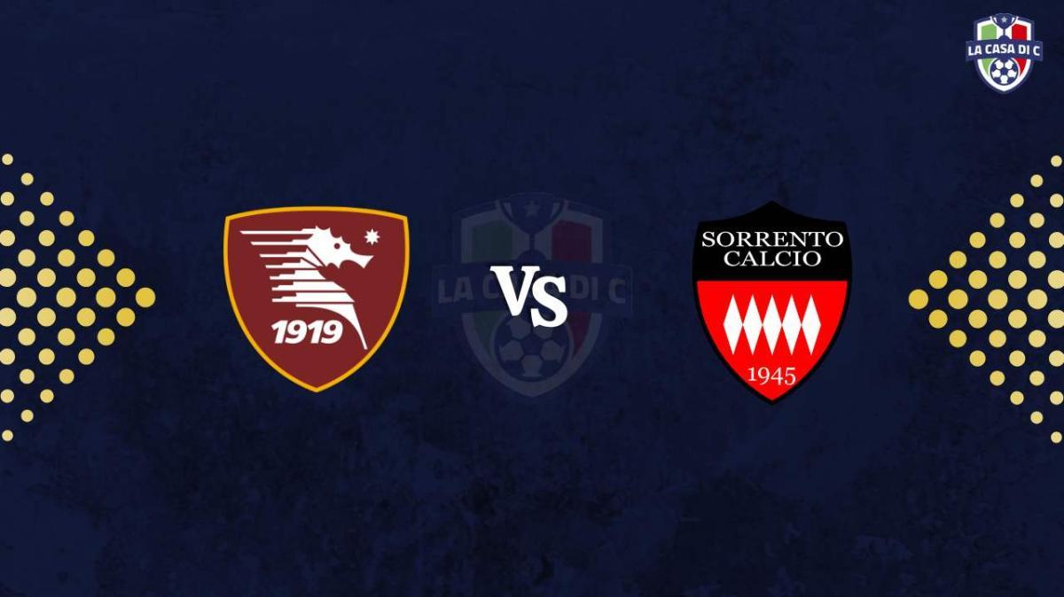 Salernitana-Sorrento: diretta live testuale, formazioni e tabellino