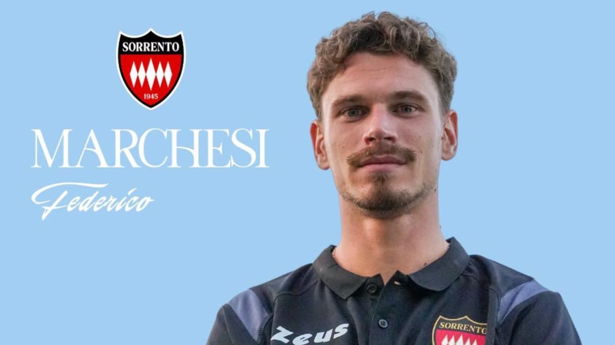 Sorrento, adesso è anche ufficiale l'arrivo di Marchesi dal Livorno