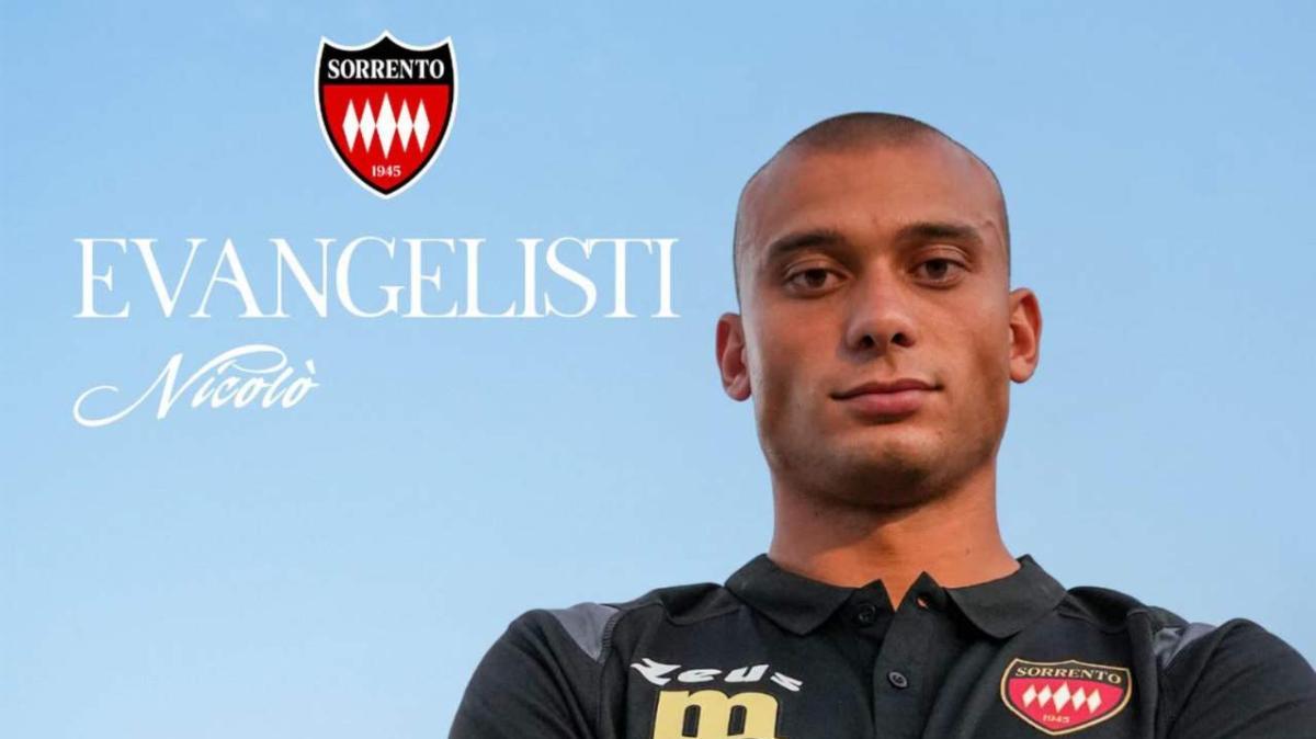 Sorrento, adesso è anche ufficiale: ecco Nicolò Evangelisti