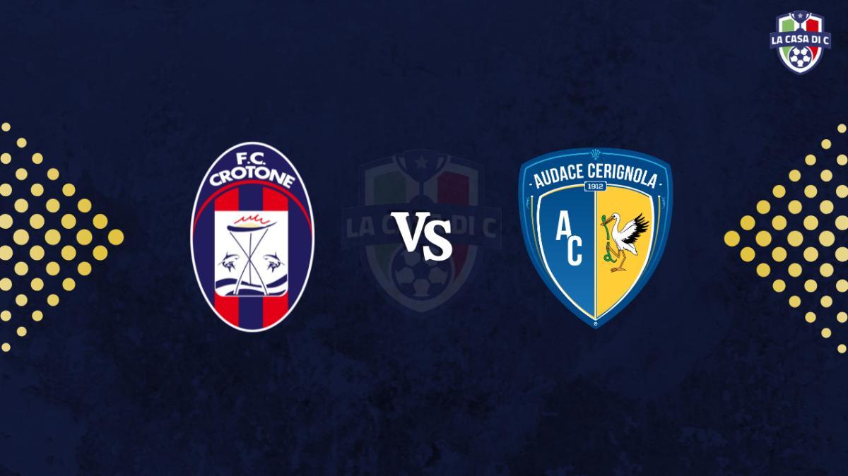 Crotone-Audace Cerignola 1-1: il tabellino