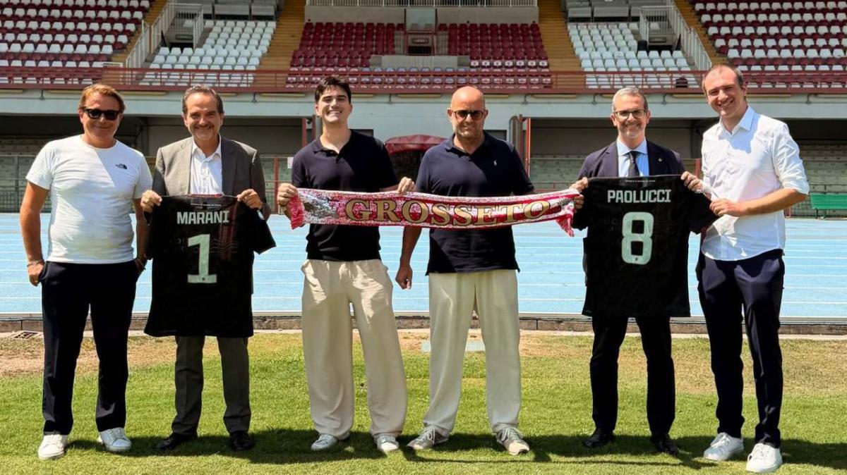 Grosseto, il Presidente della Lega Pro Marani in visita al club
