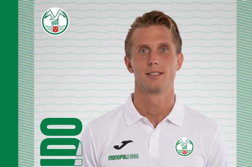 Monopoli, ora è anche ufficiale: Luca Vido è un nuovo attaccante del club