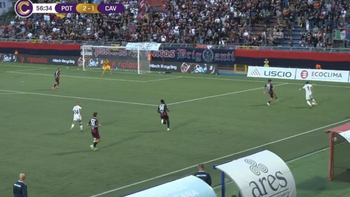 Potenza-Cavese, fa tutto Minaj: gol e assist in 20 minuti