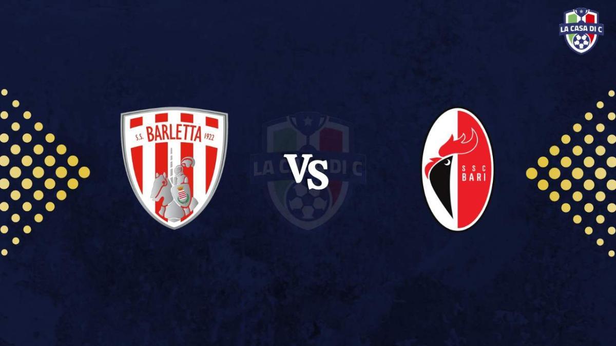 Barletta-Bari 1-0, padroni di casa in vantaggio all'intervallo