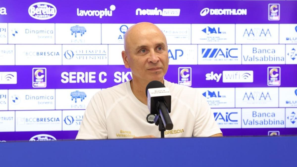 Union Brescia, Corini: "L’obiettivo rimane vincere il campionato"