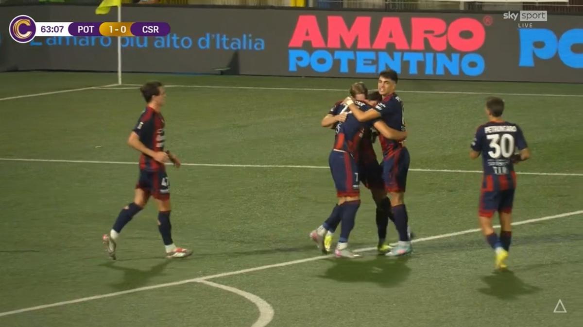 Potenza-Casarano, gol e assist di Franzolini e Ghisolfi al loro primo pallone toccato