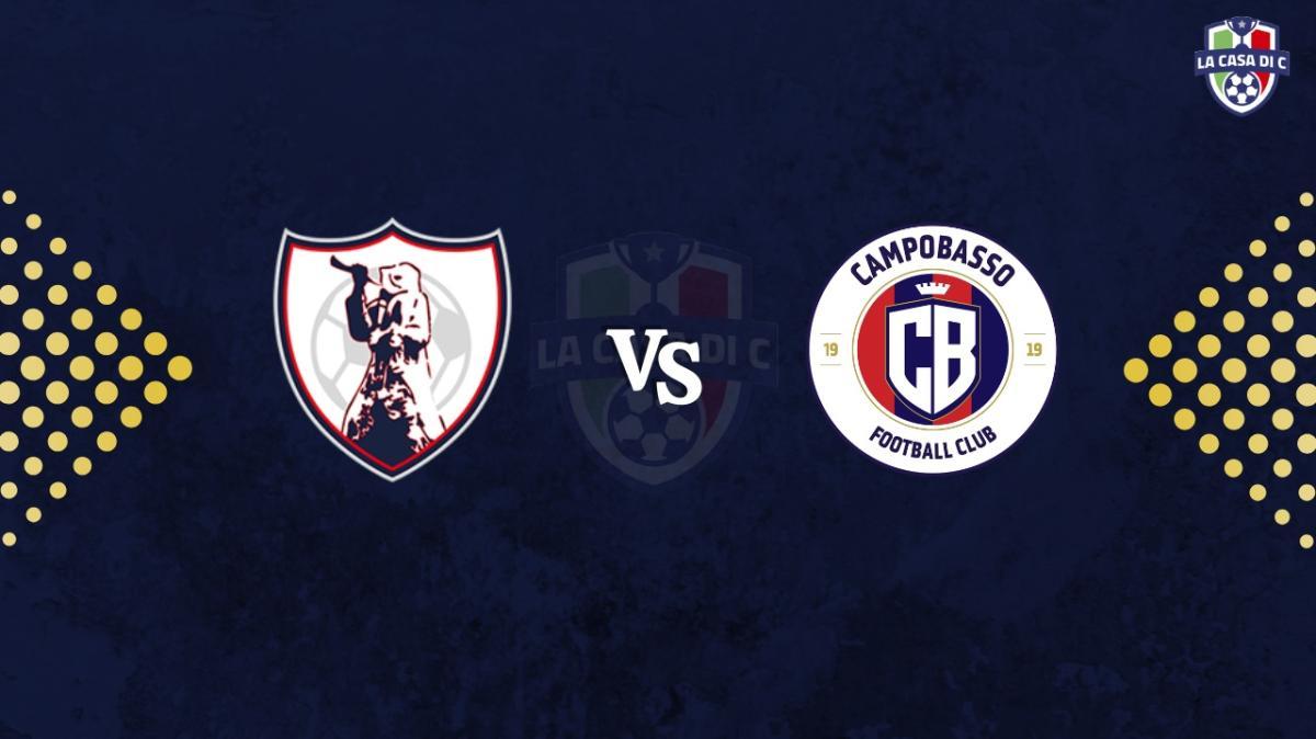 Sambenedettese-Campobasso 1-2: il tabellino