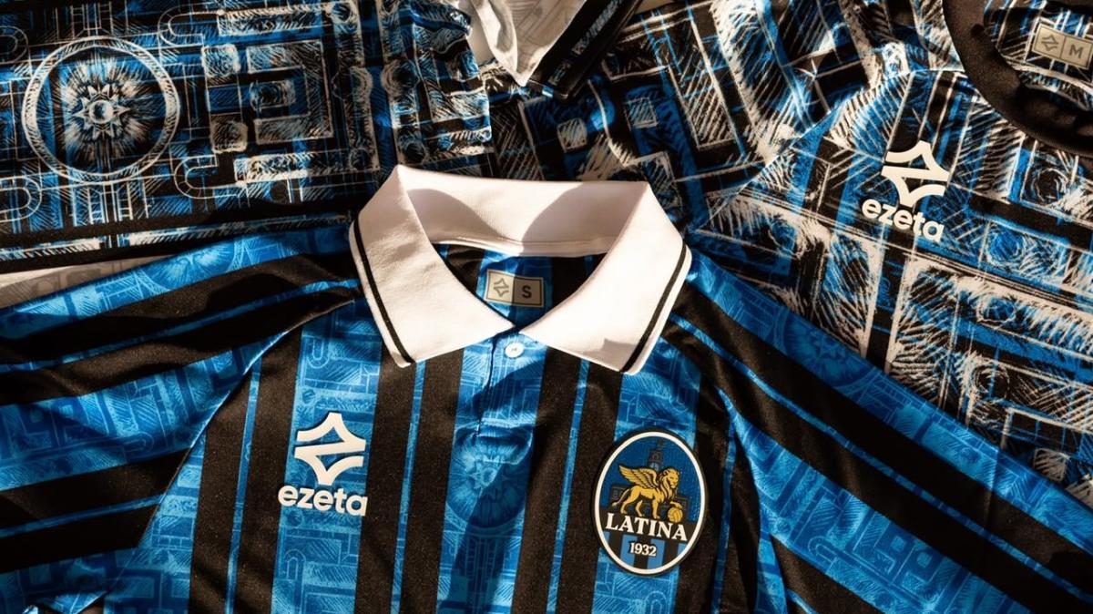 Latina, l'identità del territorio sulle nuove maglie in collaborazione con Ezeta: omaggio a Piazza Del Popolo
