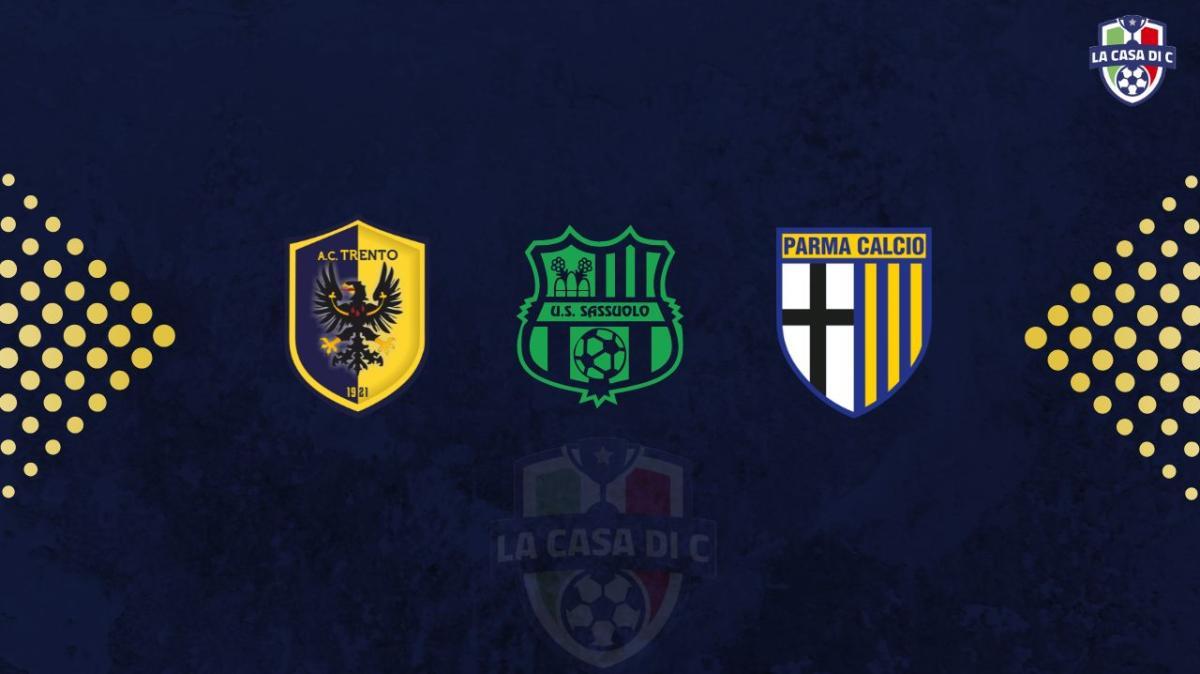 Trento, triangolare di lusso con Sassuolo e Parma: la diretta testuale