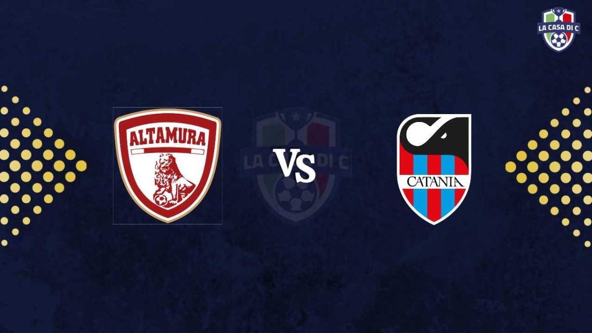 Altamura-Catania 0-3: la diretta e il tabellino del match