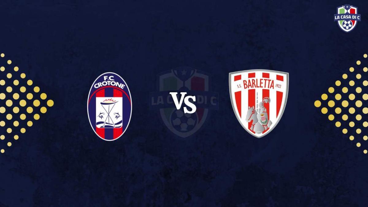 Crotone-Barletta: diretta live testuale, formazioni e tabellino
