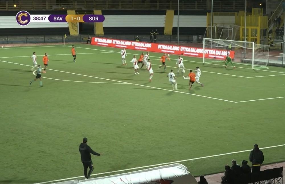 Savoia-Sorrento: magia di Polizzi che firma il 2-0