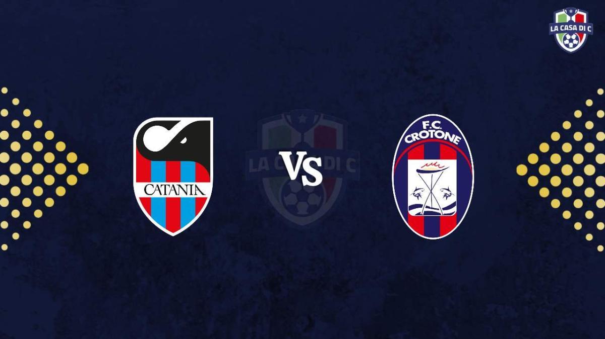 Catania-Crotone: diretta, formazione e tabellino della partita