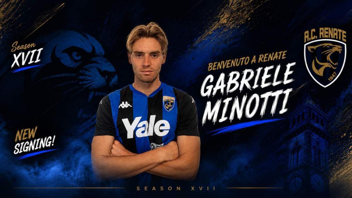 Gabriele Minotti riparte dal Renate: il comunicato ufficiale del club