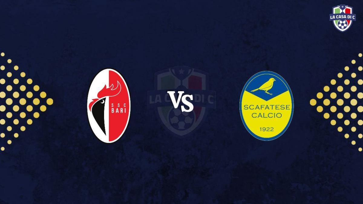 Bari-Scafatese: formazioni, diretta e tabellino della partita