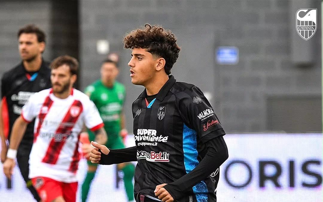 Catania, grande emozione per... Catania: esordio di Nicolò in Serie C