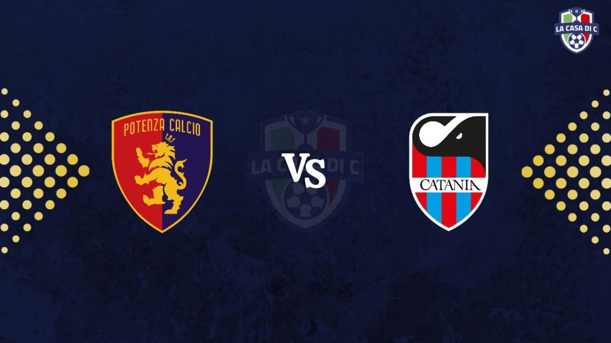 Potenza-Catania 2-1: il tabellino
