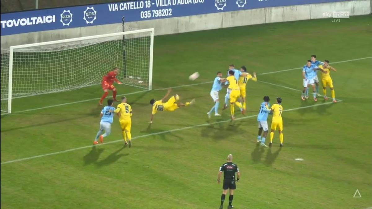 AlbinoLeffe-Pergolettese, Jaouhari segna in rovesciata: partita riaperta nel finale