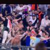 Roma - Real Madrid, tra i tifosi dei Blancos spunta la bandiera della Lazio