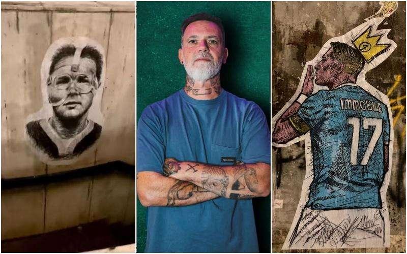 Ritratto Mihajlovic, l'artista: "Racconto la Lazio con disegni e tatuaggi. Mi rivedo in Sinisa"