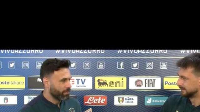 Italia, Acerbi e Sirigu protagonisti di "Indovina l'Azzurro" - VIDEO