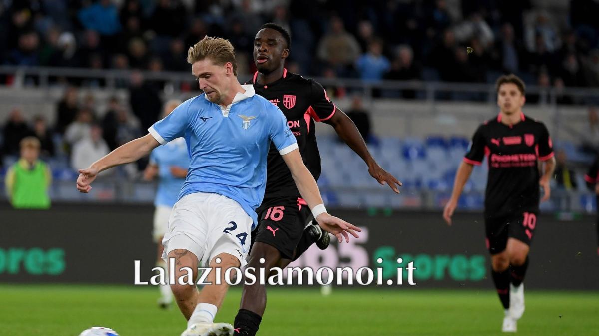 Lazio, Taylor festeggia il gol contro il Parma: il post sui social - FOTO