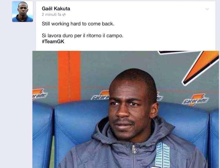 LAZIO SOCIAL - Kakuta freme: "Si lavora duro per il ritorno in campo"