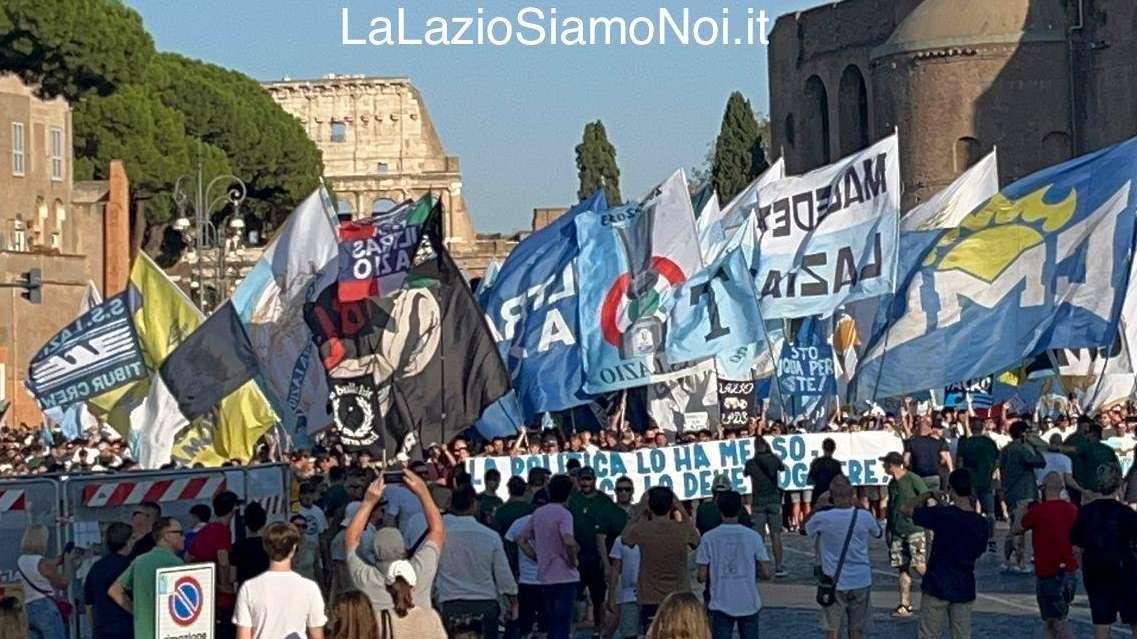 Lazio, in 10mila alla manifestazione contro Lotito: rivivi la diretta - FT&VD