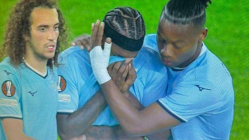 Lazio, Nuno Tavares si ferma ancora: esce dal campo piangendo