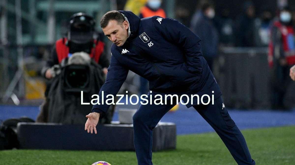 Lazio - Genova, Shevchenko: "Pagati gli errori. Sarri? Ho grande rispetto per lui"