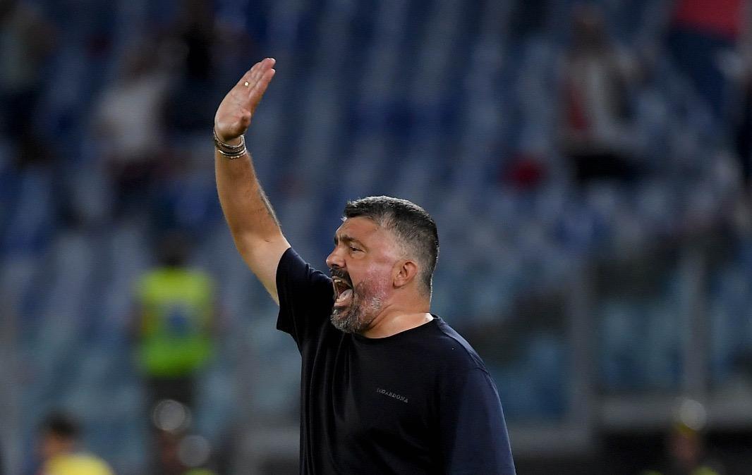 Lazio - Genoa, il gesto di Gattuso verso la squadra al triplice fischio