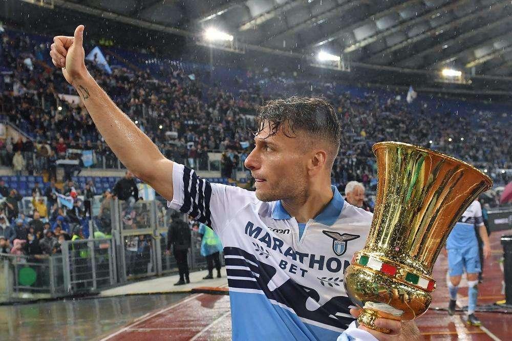 Lazio, Immobile: "Un anno pieno di emozioni. Il trofeo ci fa ben sperare per il futuro"