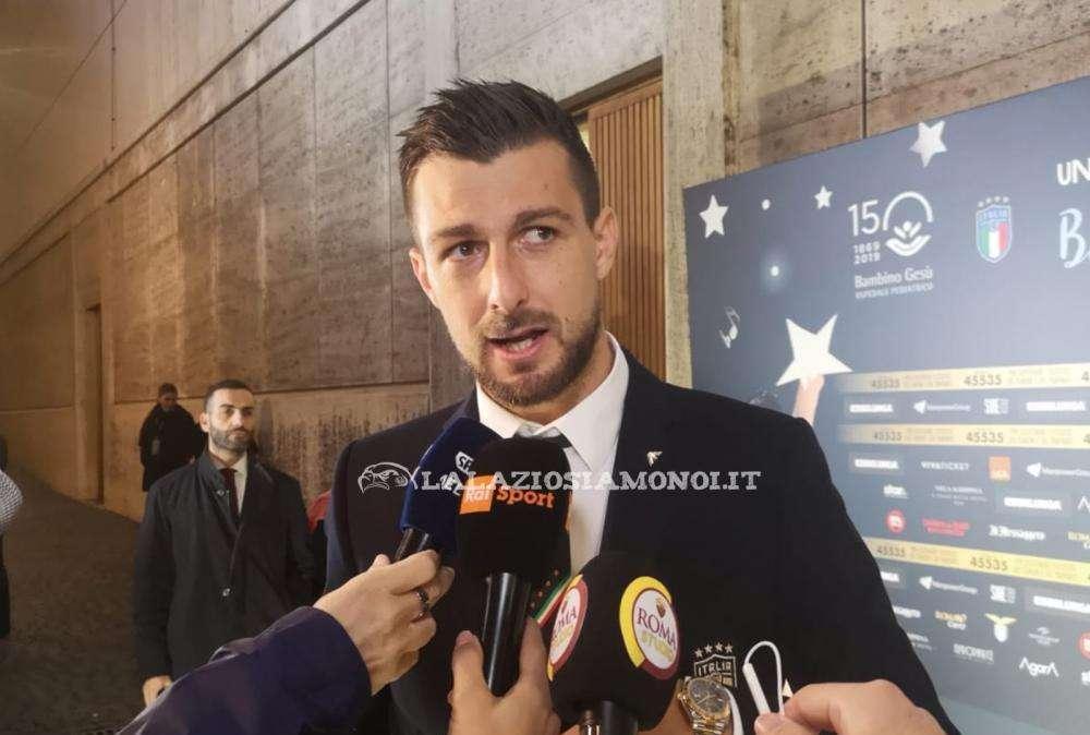 Lazio, Acerbi all'evento per il Bambino Gesù: "Un onore essere qua" - VIDEO