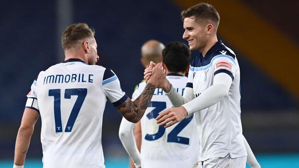Pazza Lazio a Marassi: domina e poi si complica la vita, ma la Samp è battuta