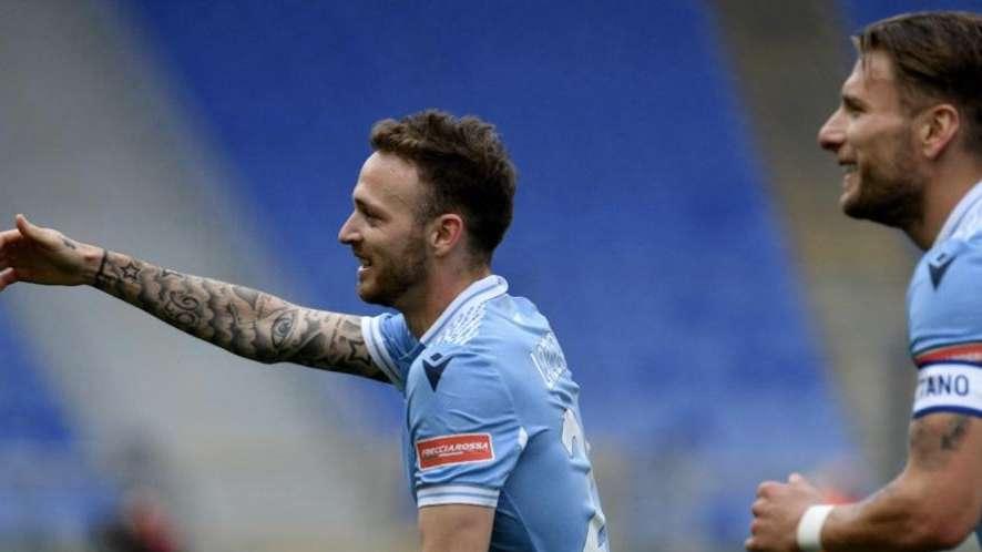 Lazio - Spezia, Immobile esulta: “Tre punti importanti” - FOTO