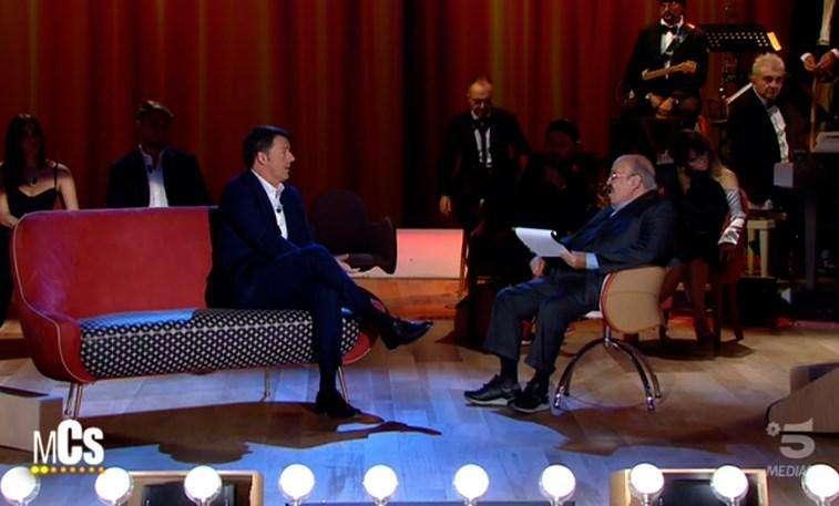 Lazio, siparietto Renzi-Immobile al MCS: "Non deve più segnare a Firenze"