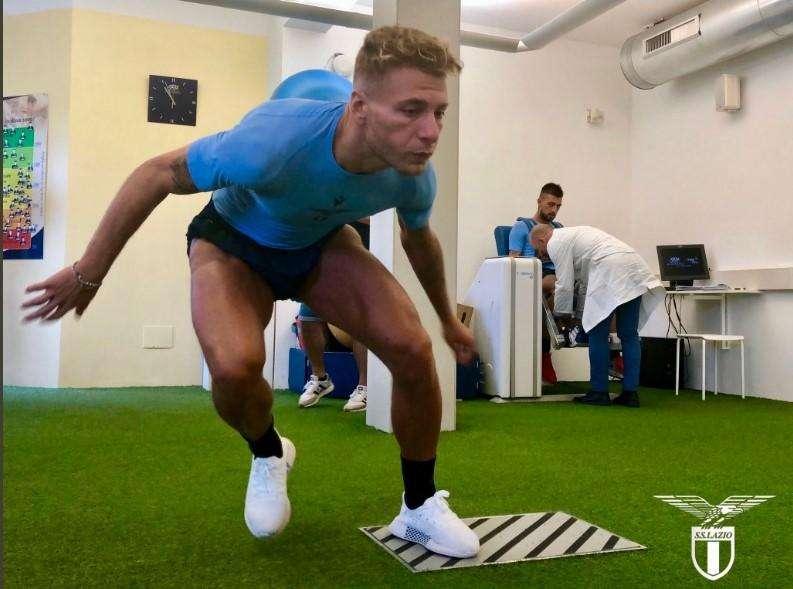 Lazio, test atletici all'Isokinetic: tocca a Immobile e Acerbi - FOTO